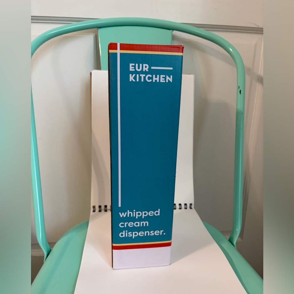 New Open Box Eur Kitchen Whipped Cream Dispenser 1 Pint/500 ML